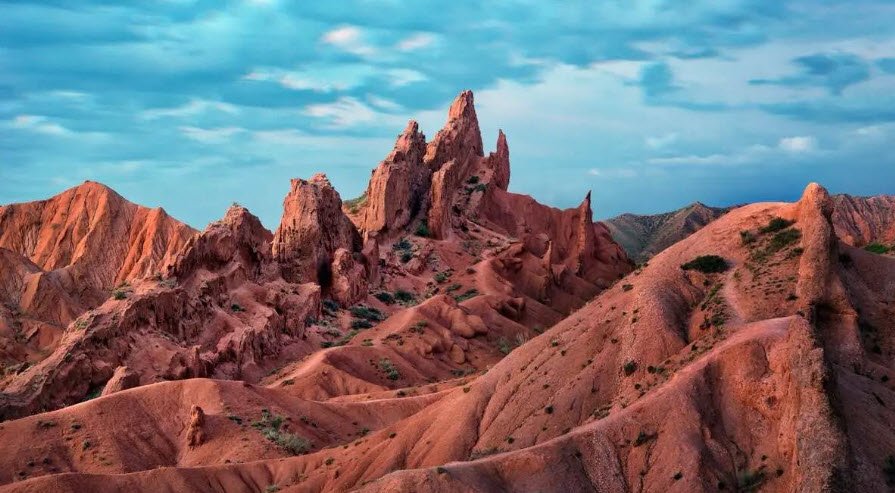 Skazka (Fairy Tale) Canyon, South shore of Issyk-Kul, Kyrgyzstan